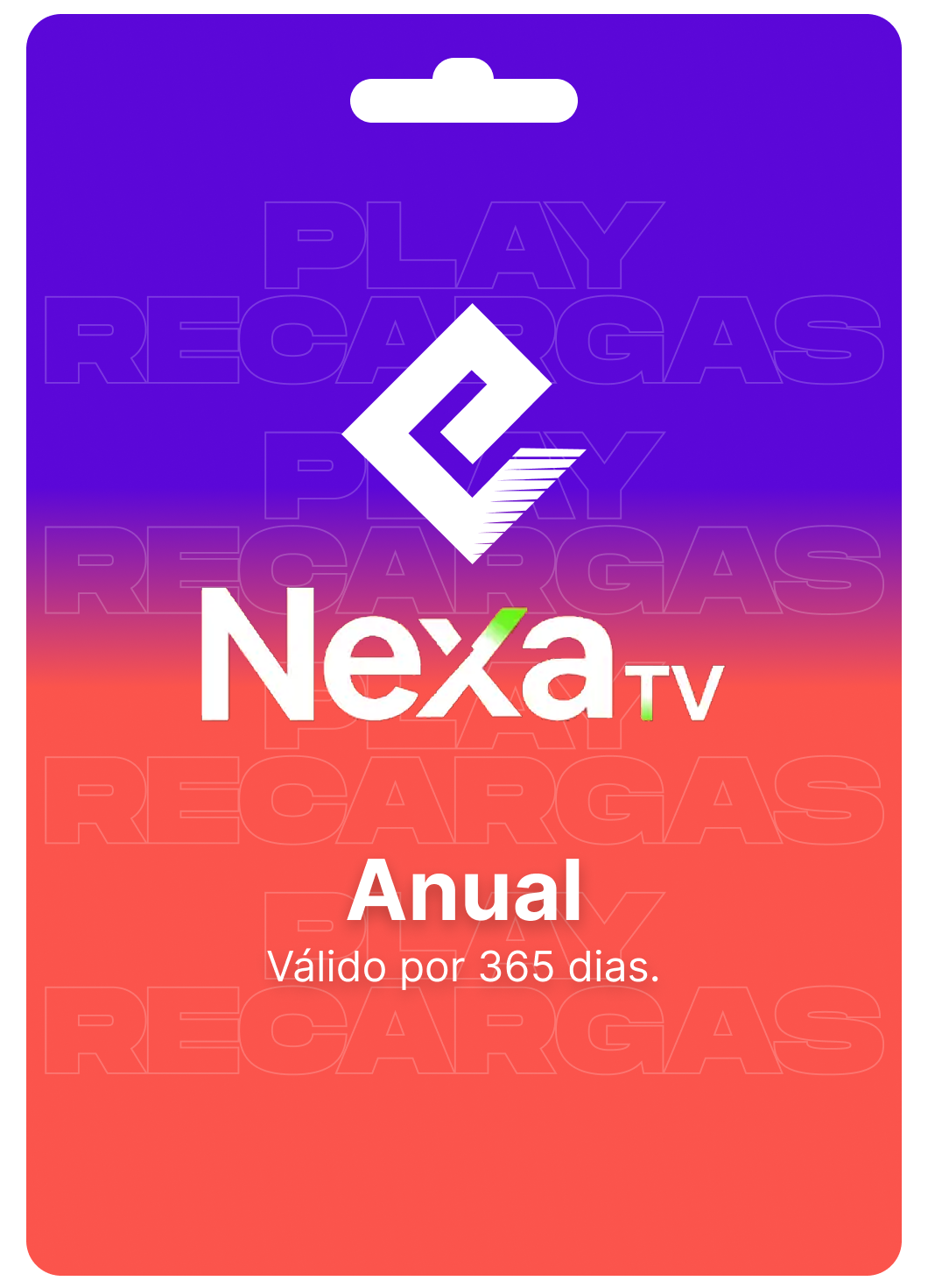Gift Card TVE / NEXA TV- Anual